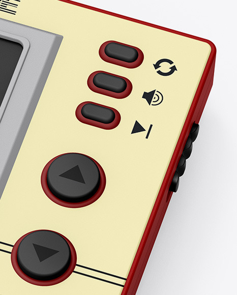 Handheld Game Machine Mockup