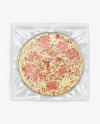 Plastic Vacuum Bag W/ Frozen Pizza Mockup