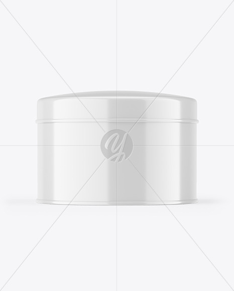 Glossy Cosmetic Jar Mockup