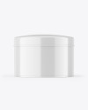 Glossy Cosmetic Jar Mockup