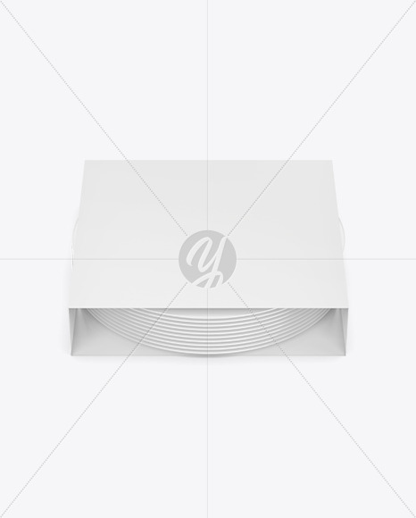 Plates in Packaging Mockup