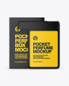 Pocket Perfume With Box Mockup