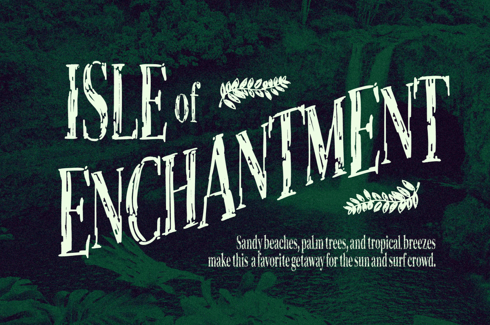 The Phantom Isles: Retro Tiki Font