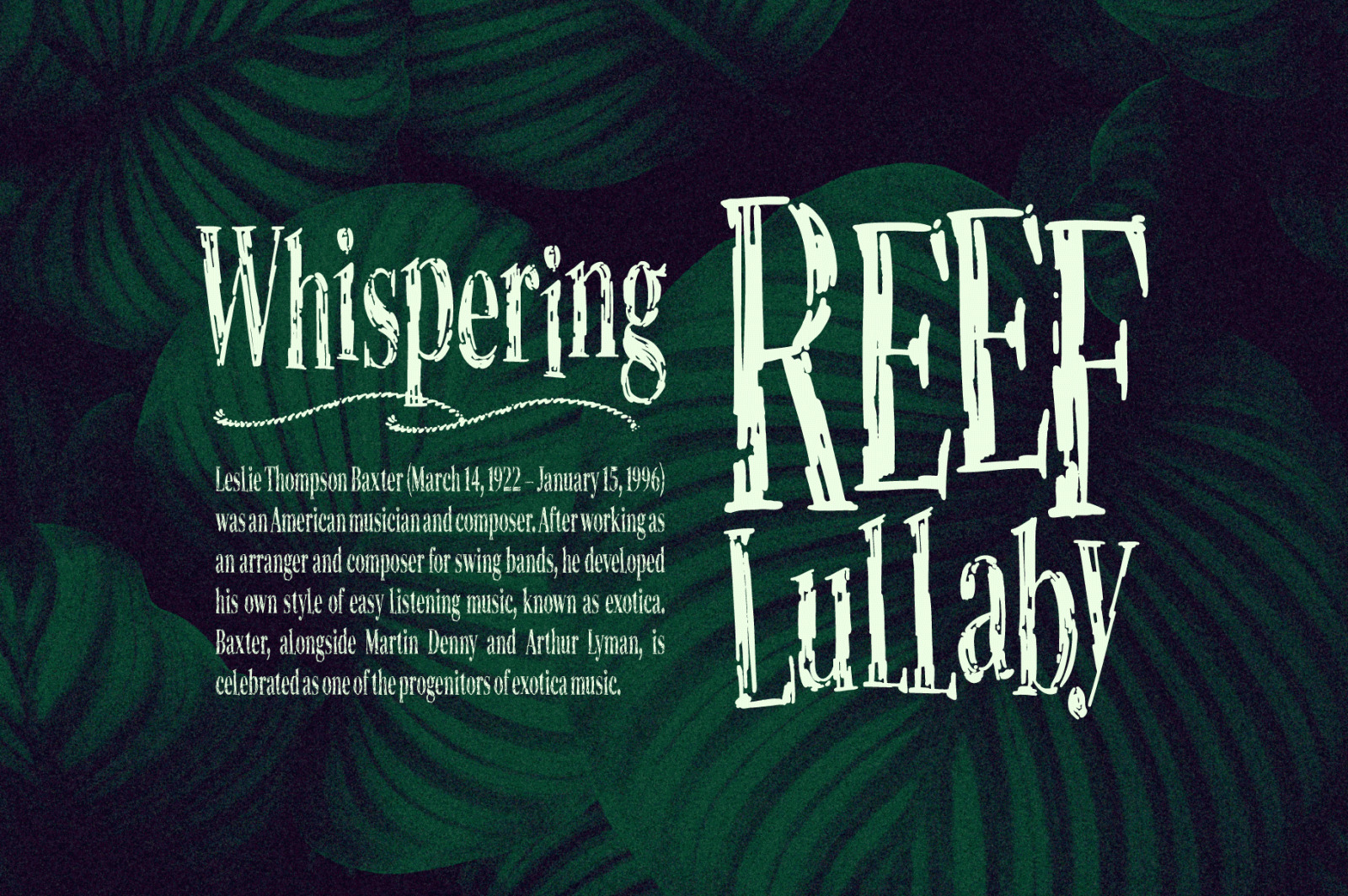 The Phantom Isles: Retro Tiki Font The Phantom Isles: Retro Tiki Font