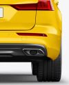 Station Wagon Mockup - Back View