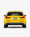 Station Wagon Mockup - Back View