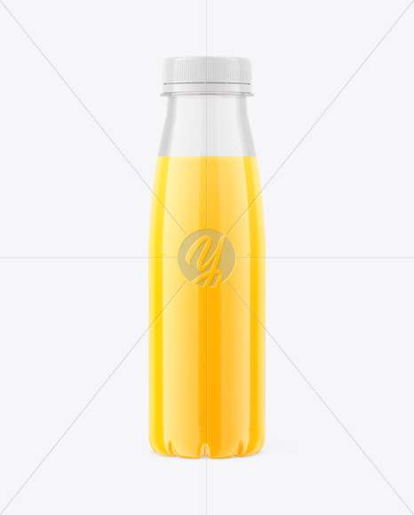 Orange Juice Bottle Mockup