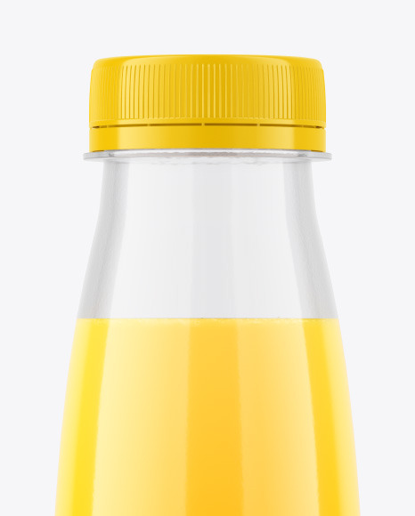 Orange Juice Bottle Mockup