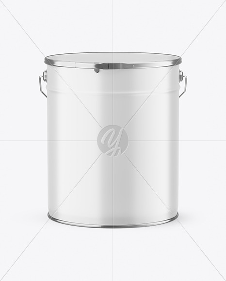 Matte Paint Bucket Mockup