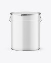 Matte Paint Bucket Mockup