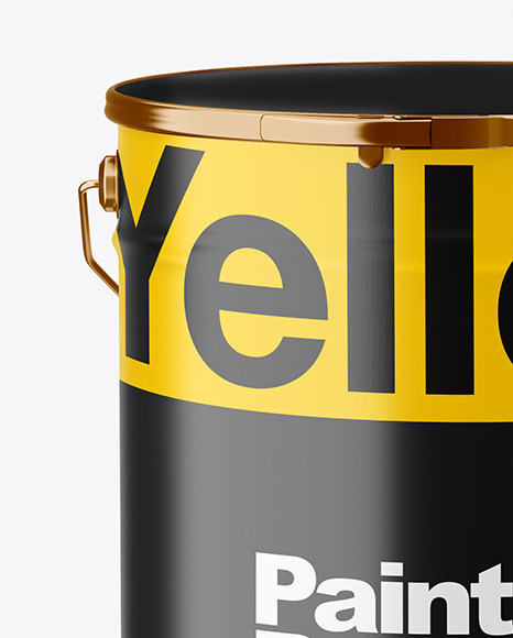 Matte Paint Bucket Mockup