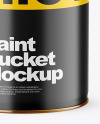 Matte Paint Bucket Mockup