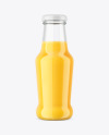 Orange Juice Bottle Mockup