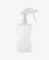 Clear Spray Bottle Mockup