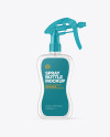 Clear Spray Bottle Mockup