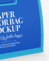 Glossy Lip Balm Tube &amp; Paper Favor Bag Mockup