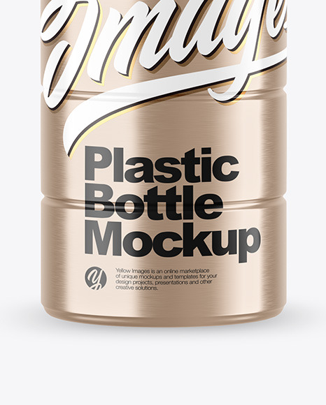 Metallic Bottle Mockup