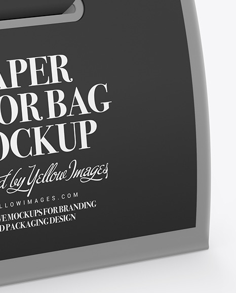 Matte Lip Balm Tube & Paper Favor Bag Mockup