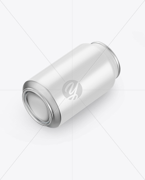 Glossy Drink Can Mockup