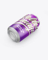 Matte Drink Can Mockup