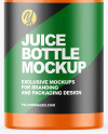 Glossy Juice Bottle Mockup