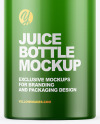 Glossy Juice Bottle Mockup