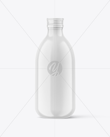 Glossy Ceramic Bottle Mockup