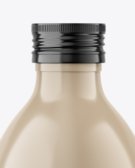 Glossy Ceramic Bottle Mockup