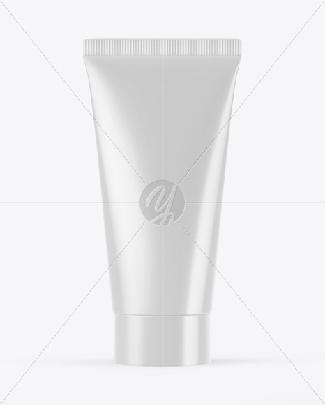 Glossy Cosmetic Tube Mockup