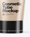 Glossy Cosmetic Tube Mockup