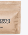 Kraft Stand-Up Pouch Mockup