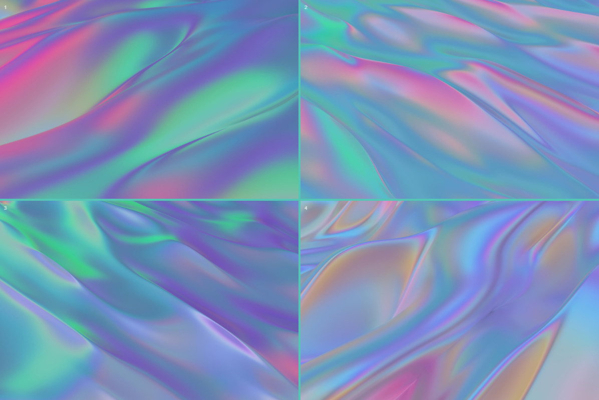 Iridescent Abstract Backgrounds