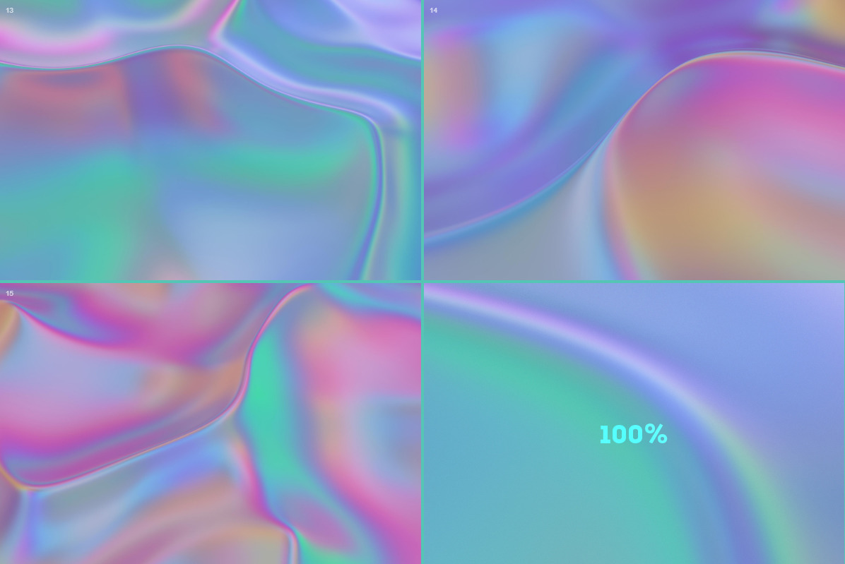 Iridescent Abstract Backgrounds