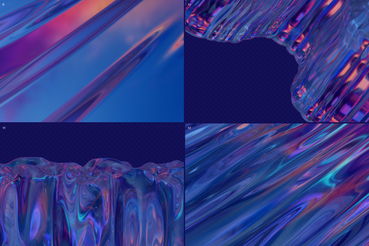 Iridescent Abstract Backgrounds Iridescent Abstract Backgrounds