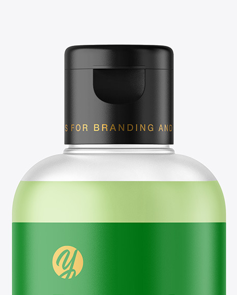 Frosted Liquid Soap Bottle Mockup