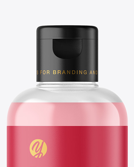 Clear Liquid Soap Bottle Mockup