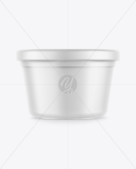 Yogurt Cup Mockup