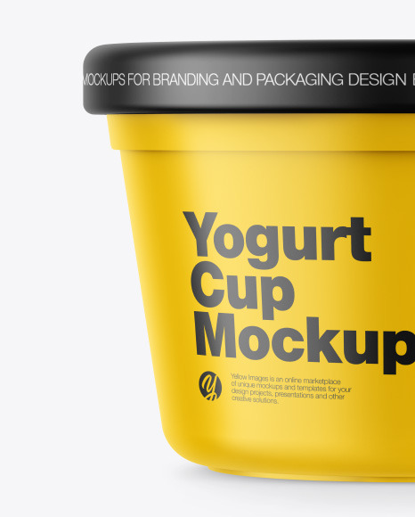 Yogurt Cup Mockup