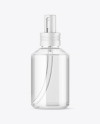 Clear Glass Cosmetic Spray Bottle Mockup