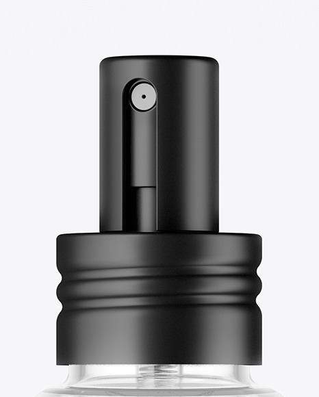 Clear Glass Cosmetic Spray Bottle Mockup