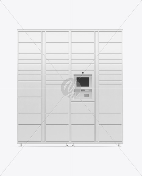 Pick Up Locker Mockup