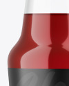 Red Syrup Bottle Mockup