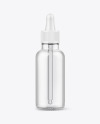 Clear Glass Dropper Bottle Mockup