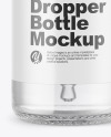 Clear Glass Dropper Bottle Mockup