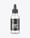 Frosted Glass Dropper Bottle Mockup