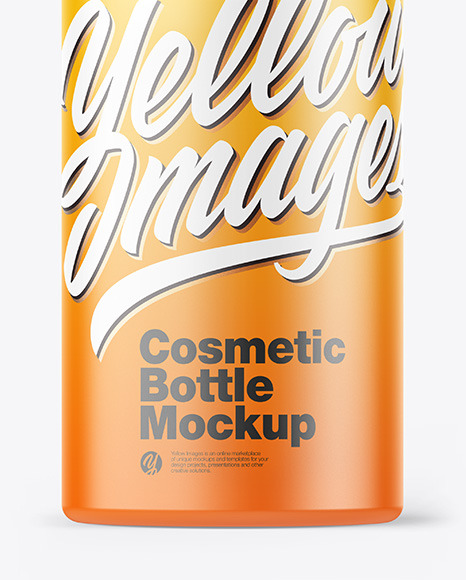 Matte Dropper Bottle Mockup