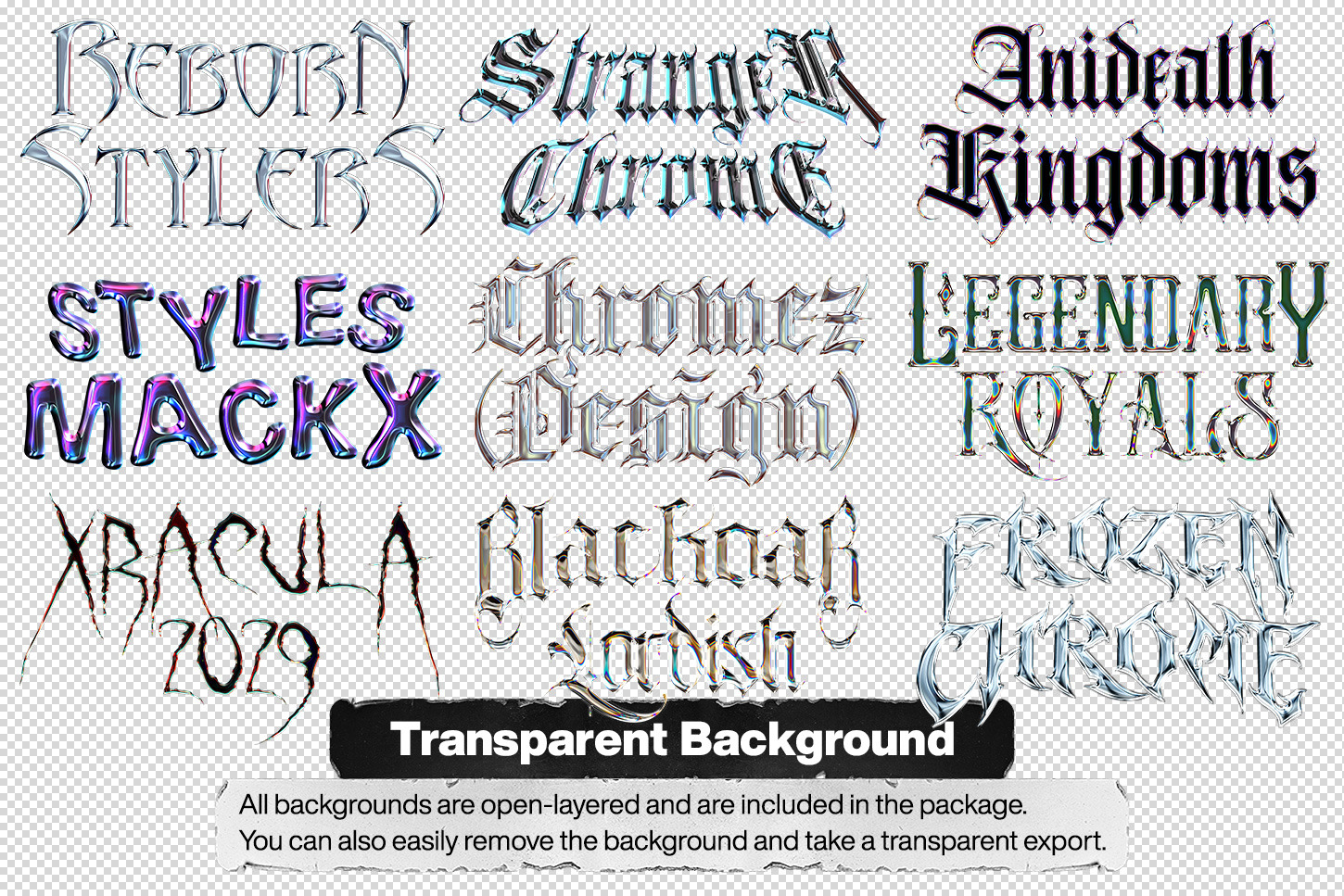Chrome Text Styles Vol.2 Chrome Text Styles Vol.2