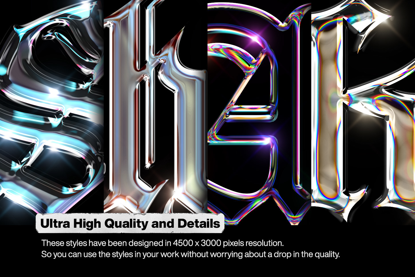Chrome Text Styles Vol.2 Chrome Text Styles Vol.2