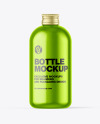 Metallic Bottle Mockup