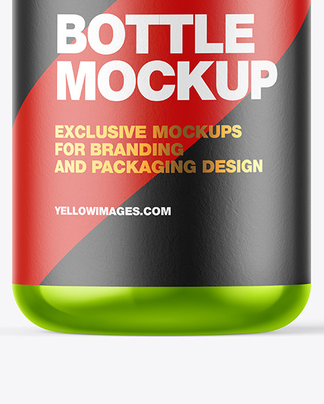 Metallic Bottle Mockup